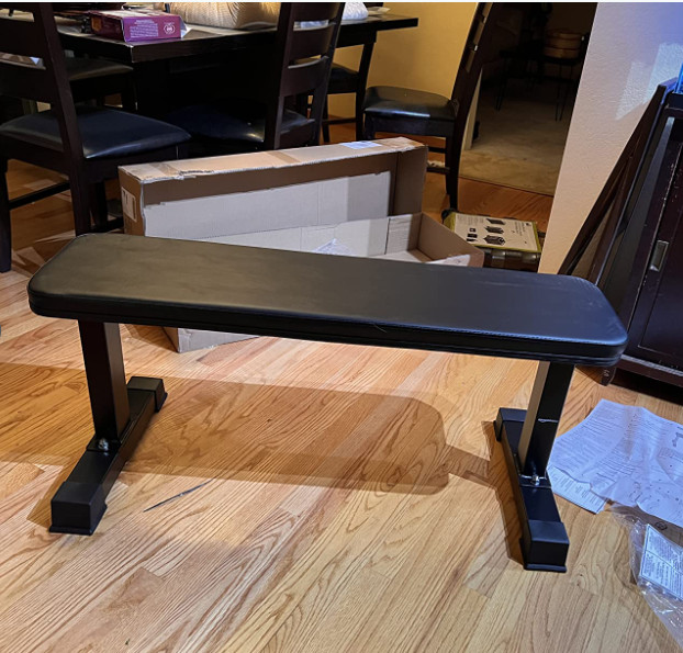 Flat Weight Bench, Black