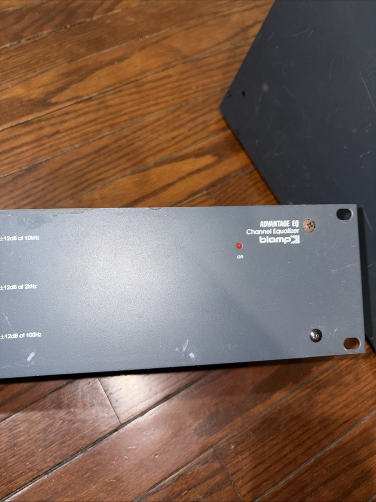 Biamp Advantage Equalizer 8 Channel 3 Band & Microphone Mixer 301e Untested