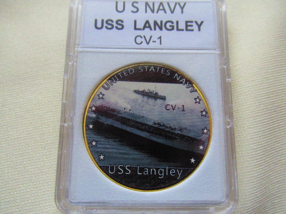 US NAVY - USS Langley (CV-1) Challenge Coin