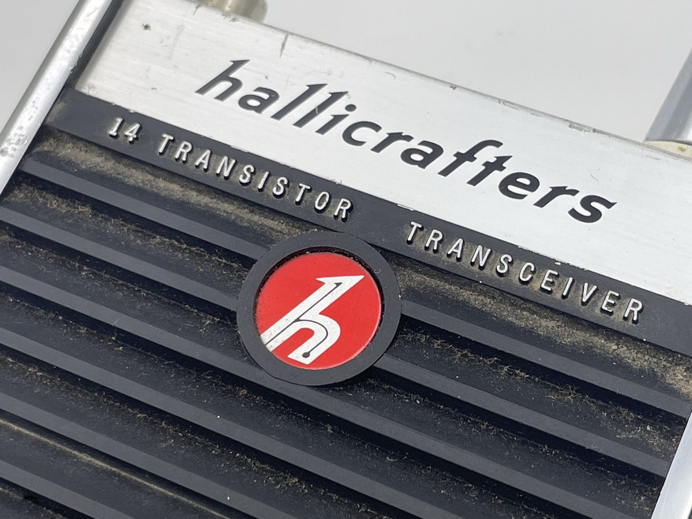 Hallicrafters CB-181 Transceiver Model with Case, Powers On, Good antenna, Strap