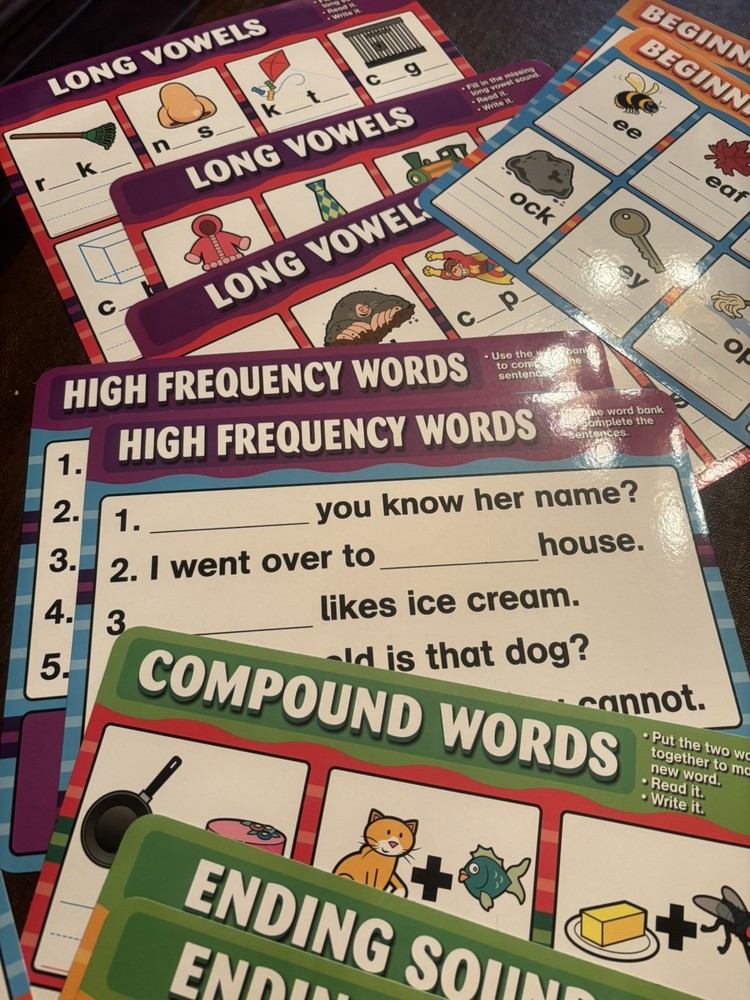 Language Arts Manipulatives 8 Really Good Items