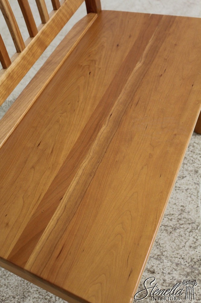 F56335: Country Design Solid Cherry Bench Or Settee