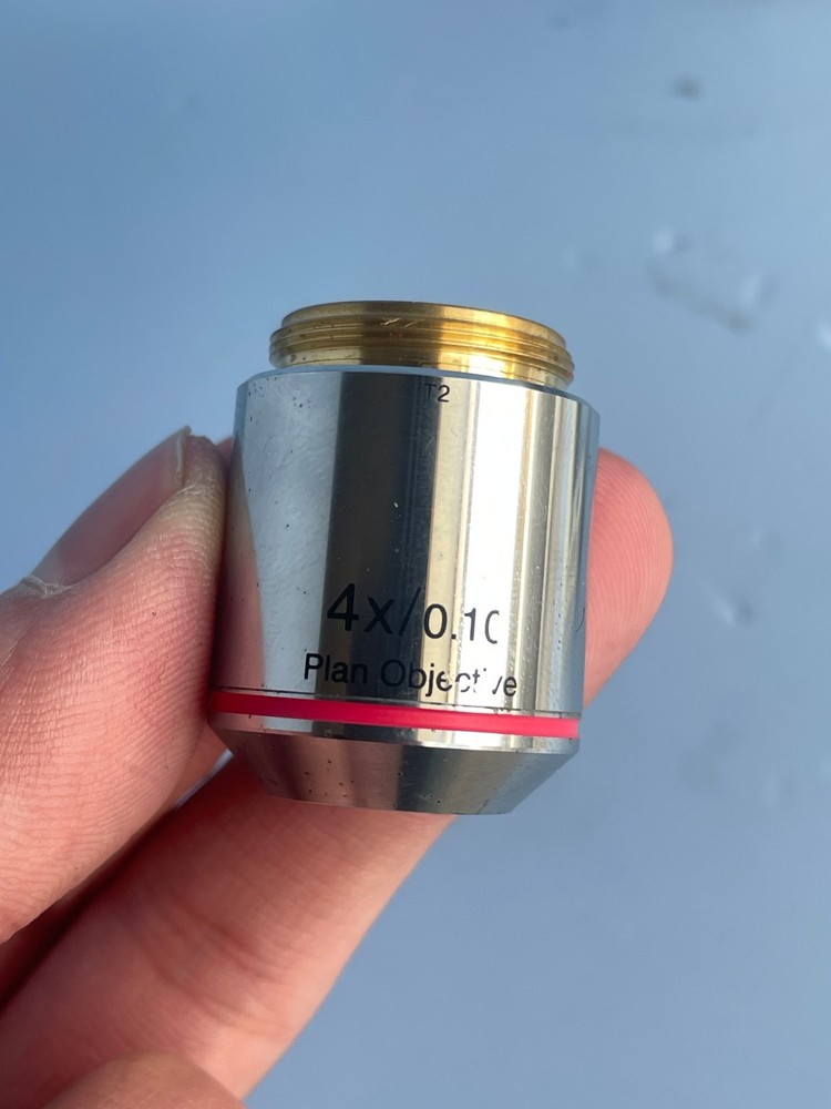 Olympus microscope objective lens Infinite distance Plan 4/10/40/40