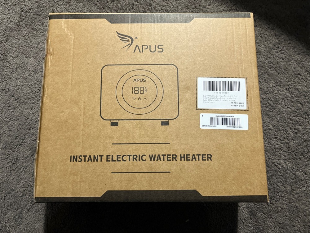 Apus Tankless Instant Electric Water Heater