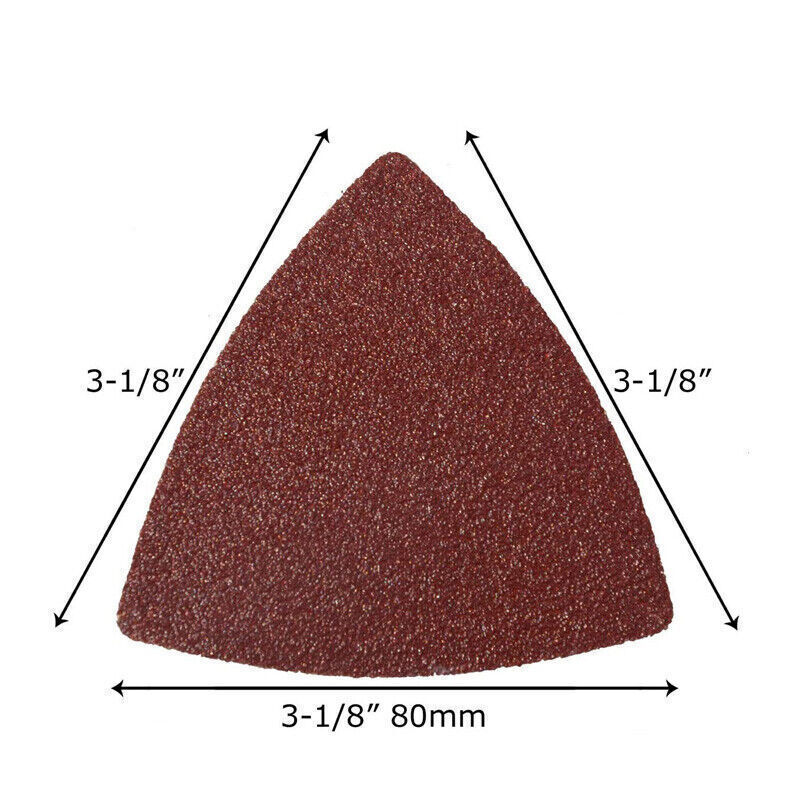 Sanding triangles triangle sandpaper delta sander 80x80x80 mm