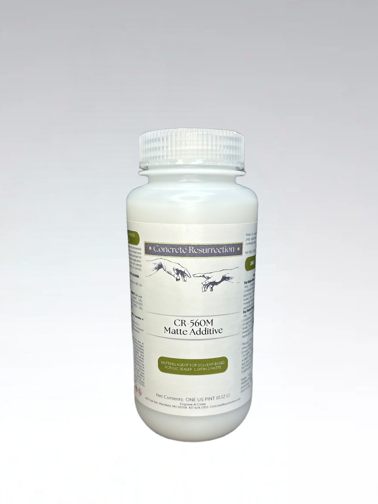 Matte Additive for Concrete Resurrection Outside Acrylic