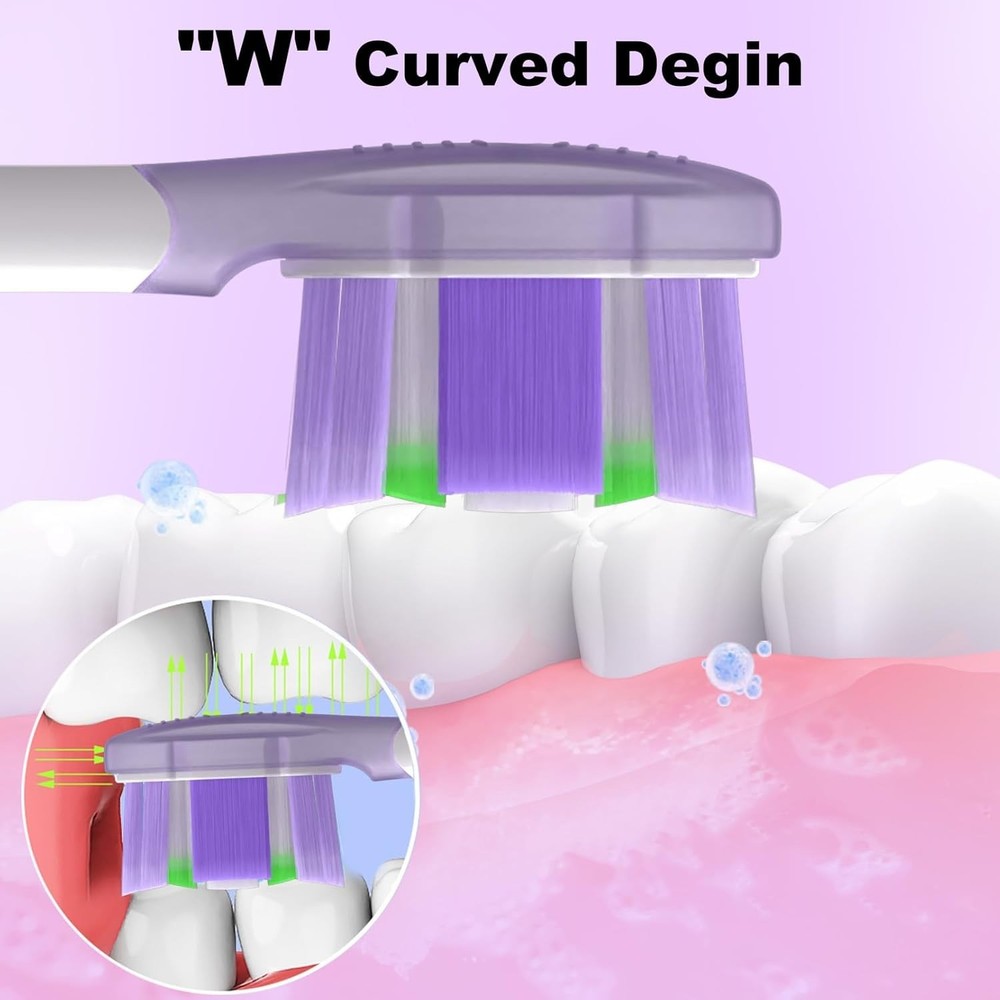 Advanced 10-Pack Replacement Brush Heads for Philips Sonic: Complete Dental Care
