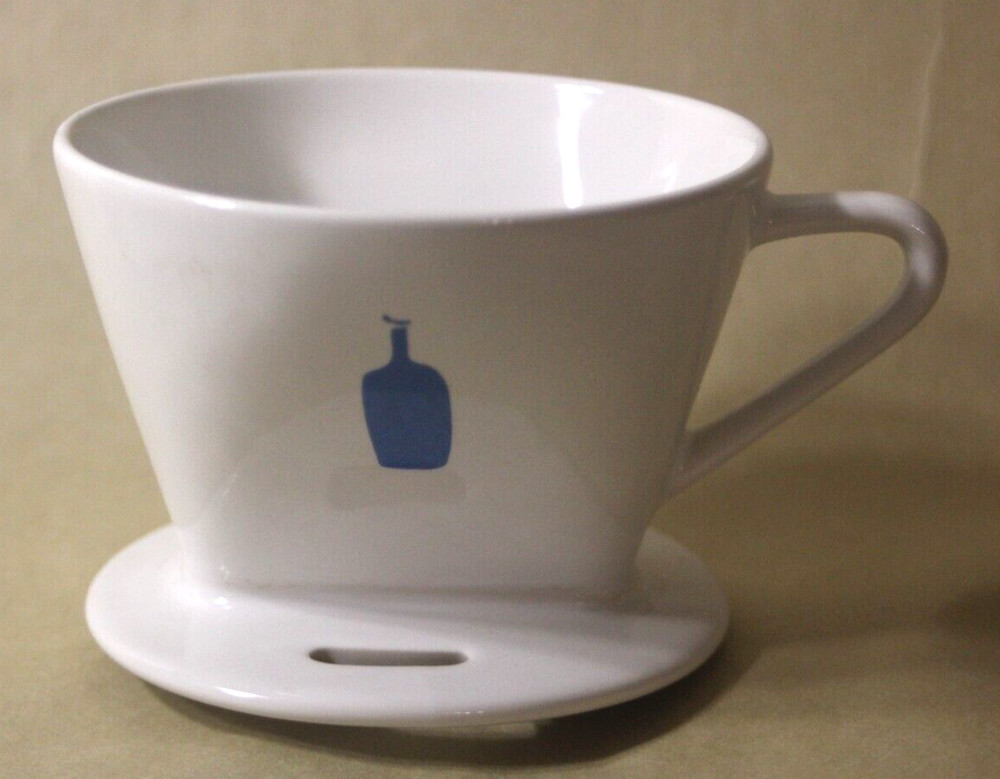Blue Bottle Coffee White Ceramic Pour Over Cone Retired Design