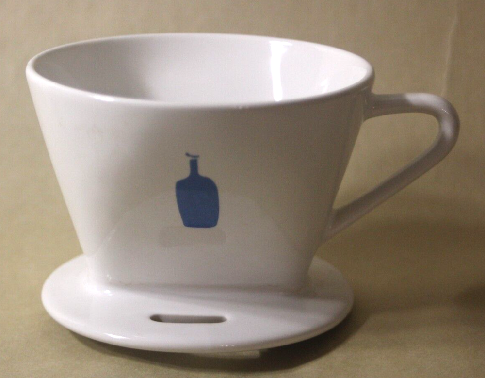 Blue Bottle Coffee White Ceramic Pour Over Cone Retired Design