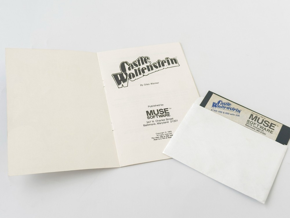 Castle Wolfenstein - MUSE Software - 1982 / Atari 400/800
