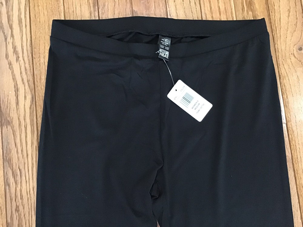 New 32° Degrees Heat Medium Black Base Layer Pants Quick Dry, Soft (C13-14)