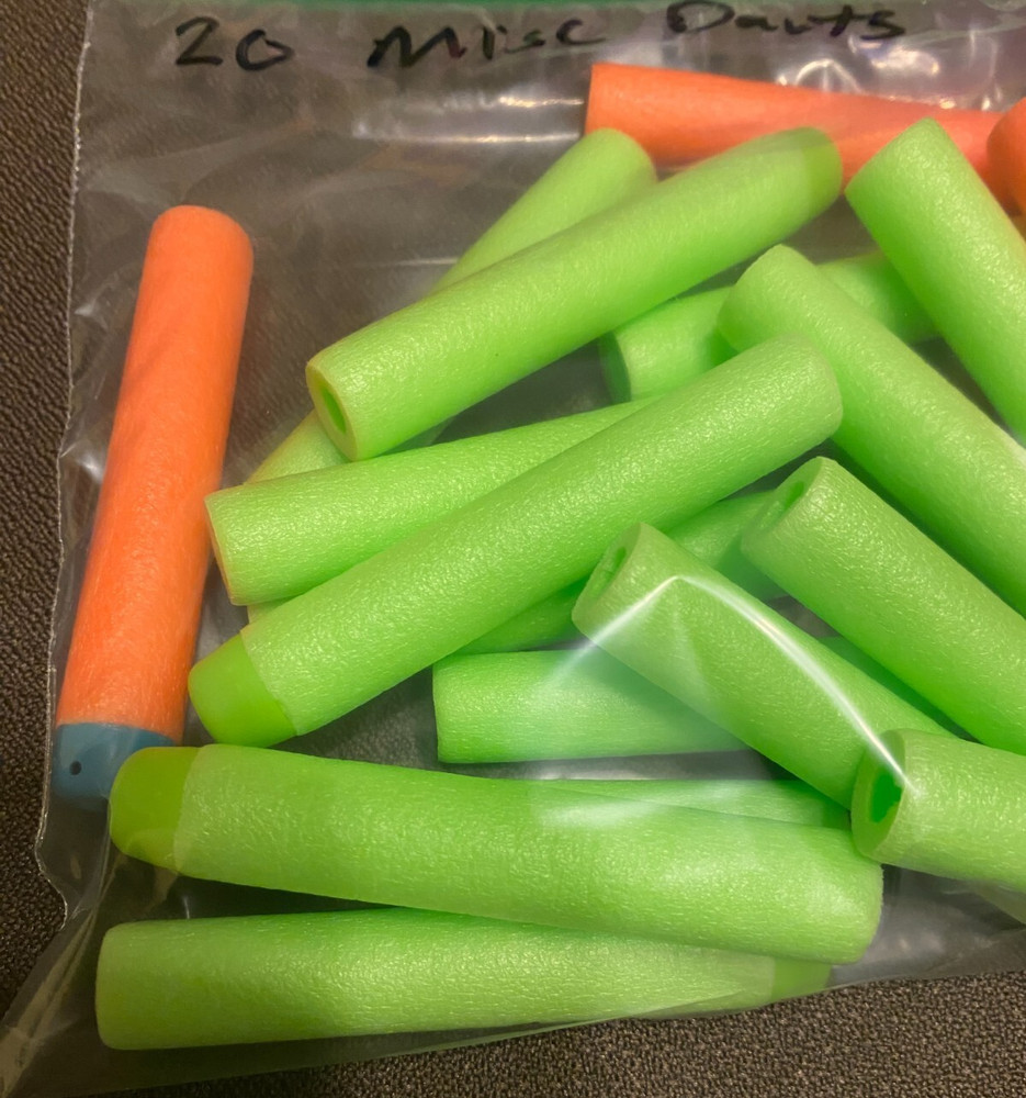 20 Miscellaneous Nerf Darts