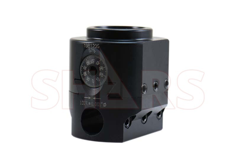 Shars Precision 3" Boring Head 0.001 Radius 1-1/2"-18 Thread W/Certificate P]