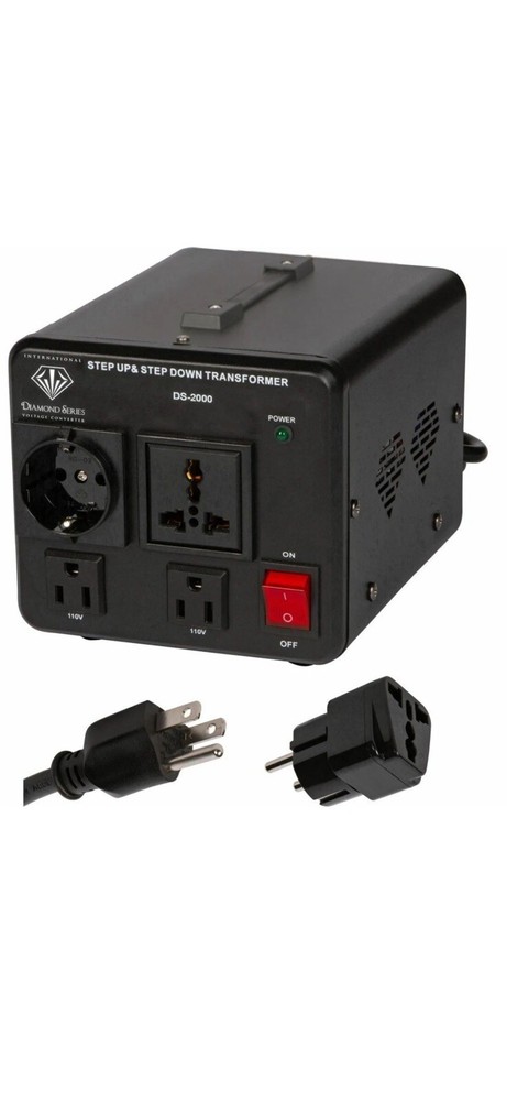 Diamond Series 2000 Watt Step Up/Down Voltage Converter Transformer