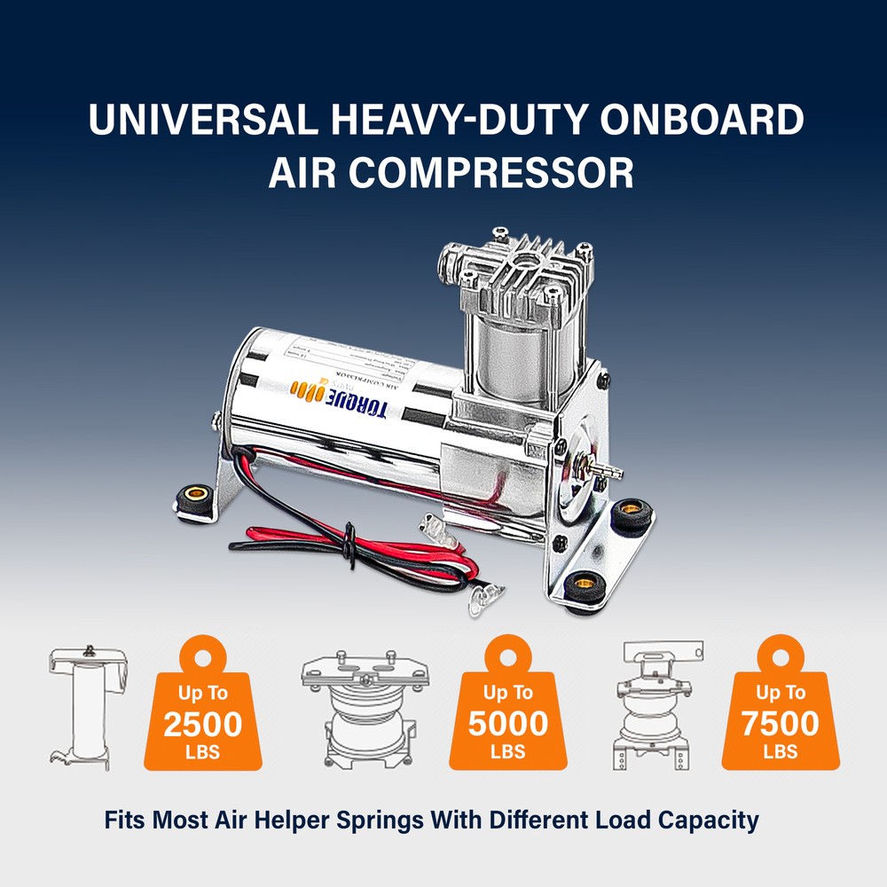 TORQUE Heavy Duty Air Command Air Compressor Kit System Replaces Firestone 2097