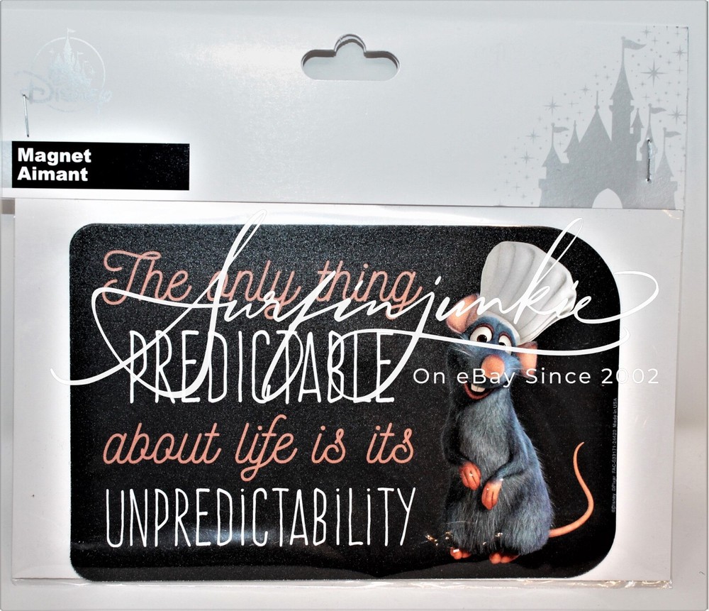Disney Parks Magnet Only Thing Predictable About Life is its Unpredictability