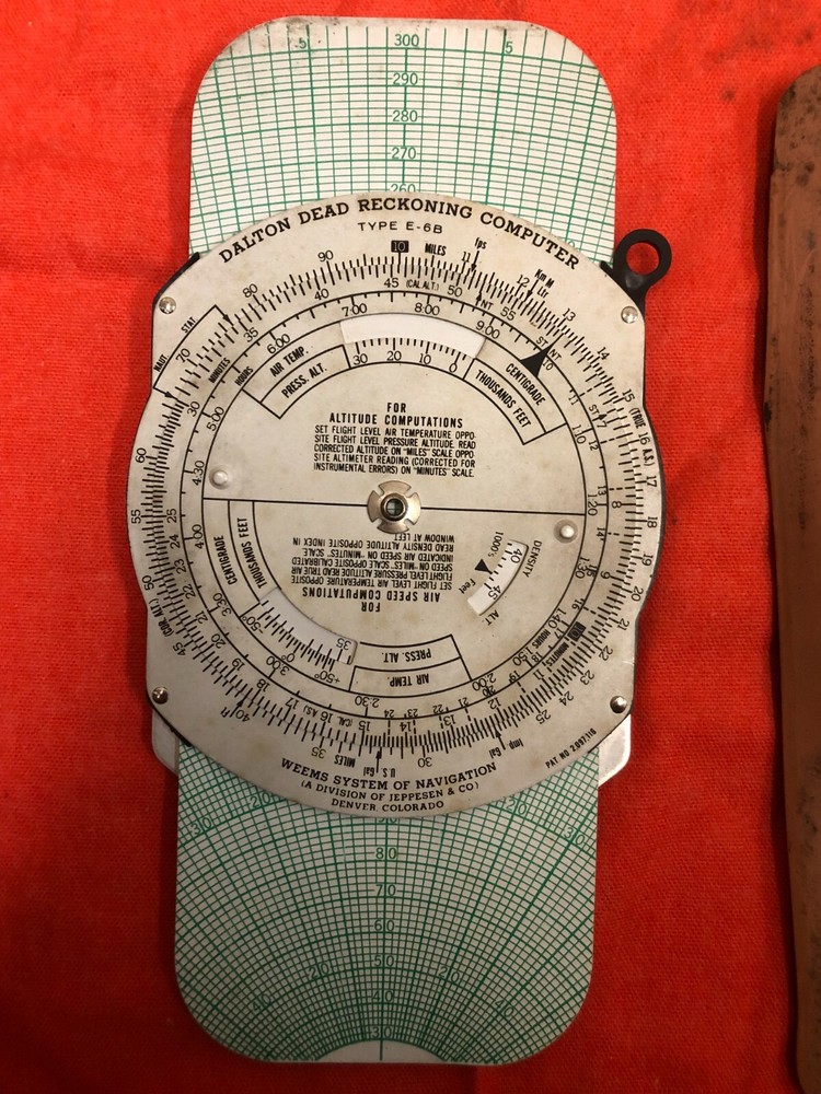 Dalton Dead Reckoning Computer Type E-6B WWll