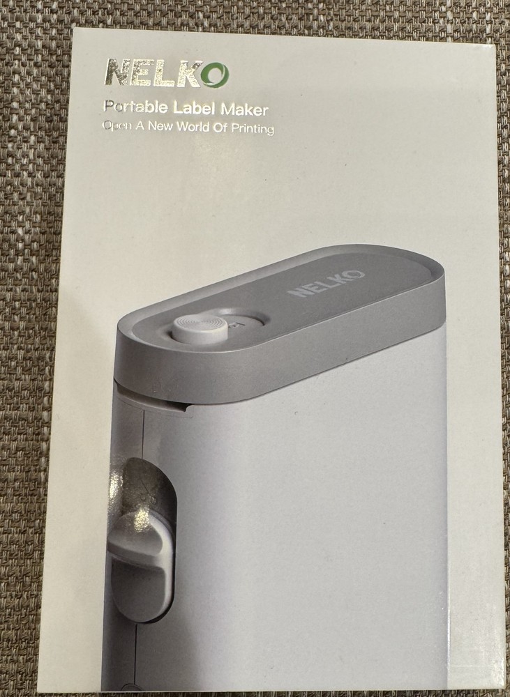 New Nelco Portable Label Maker Printer