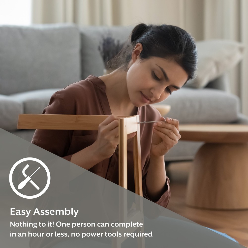 Ardent No Tools Small Space Writing Desk Black