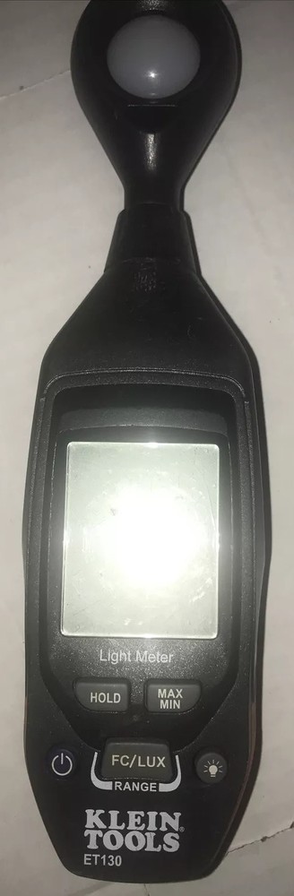 KLEIN Tool Et130. Light Meter. Used.