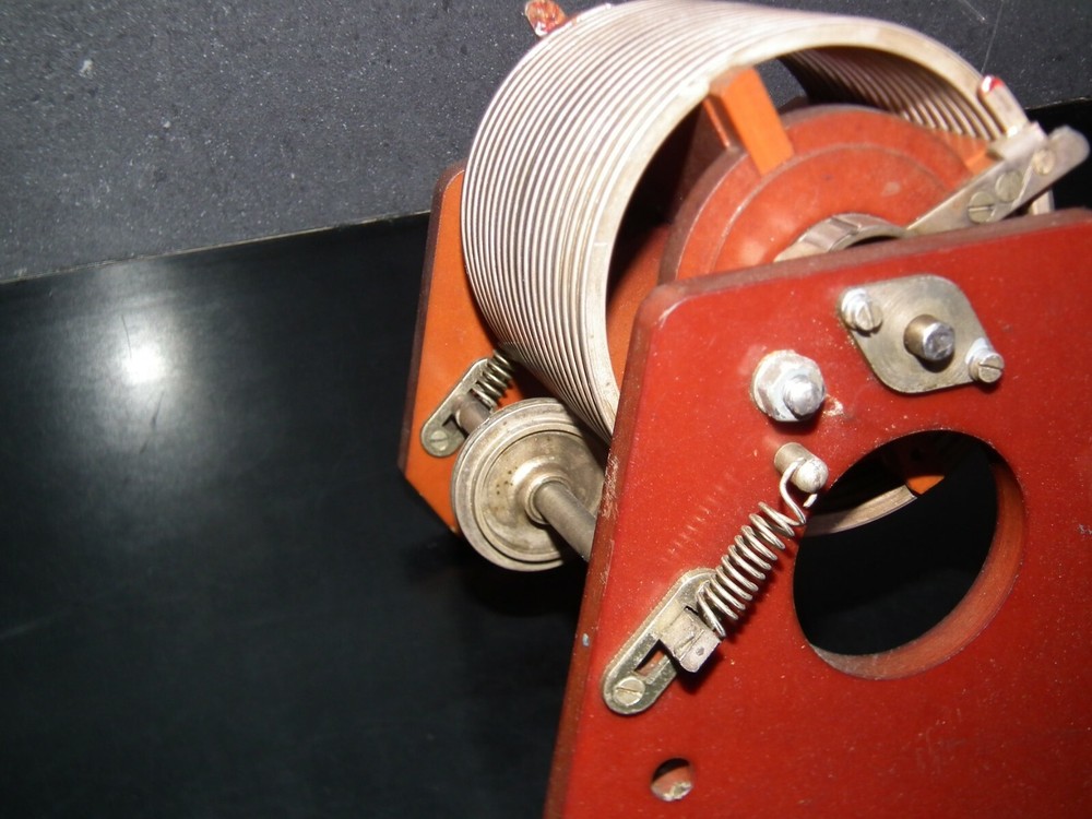 VARIABLE ROLLER INDUCTOR COIL - HF POWER AMPLIFIER - ANTENNA TUNER QRO