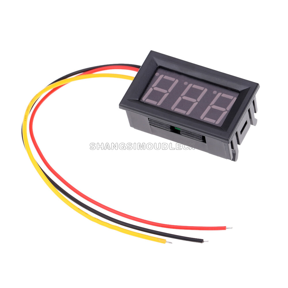 DC 0-100V LED Digital Display Blue/Red/Green Voltmeter LED Voltage Panel Meter-
