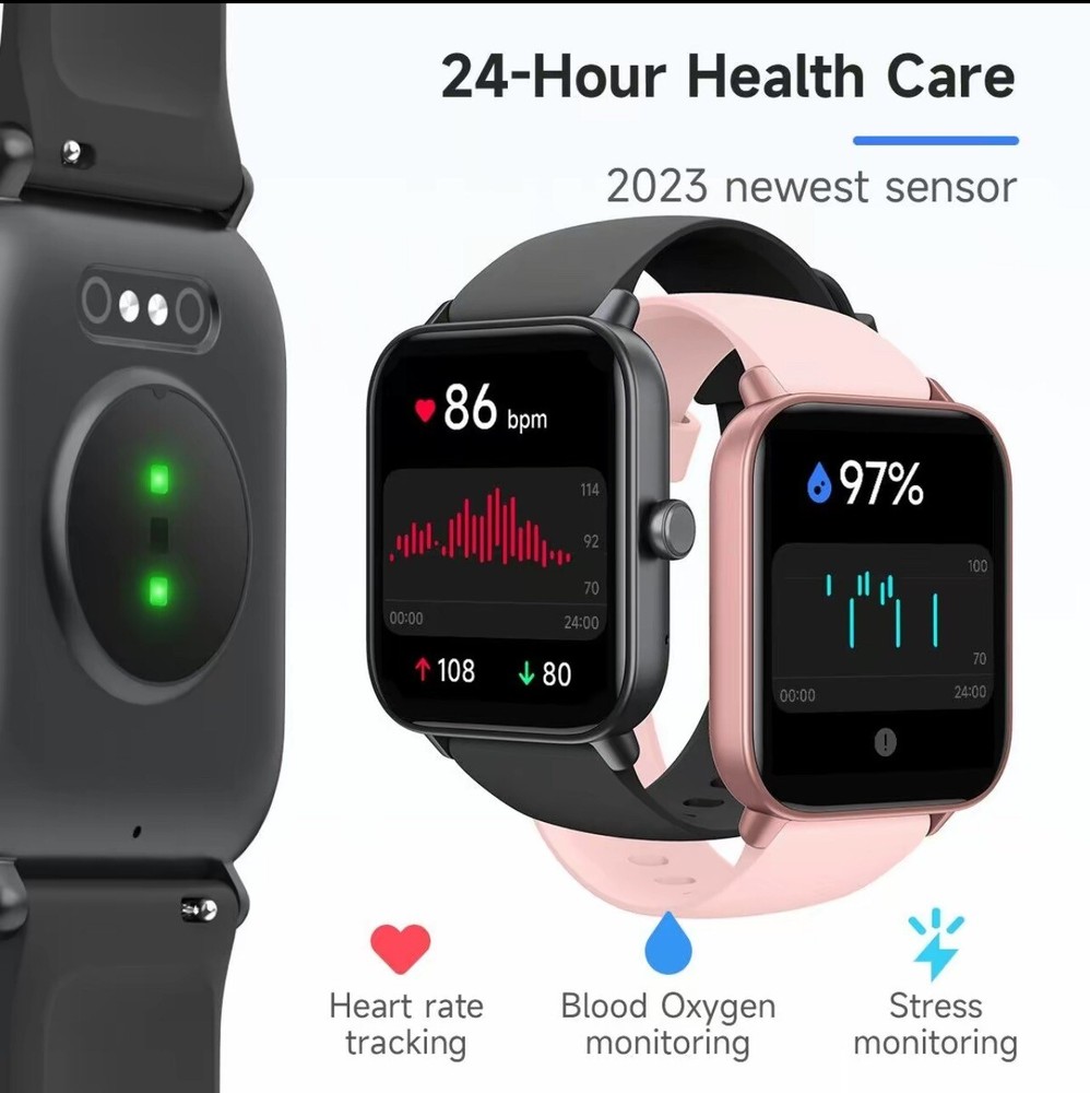 Smart Watch ( Upgraded Version 2024 ) ⭐️⭐️⭐️⭐️⭐️ BLUETOOTH CALLING HEALTH