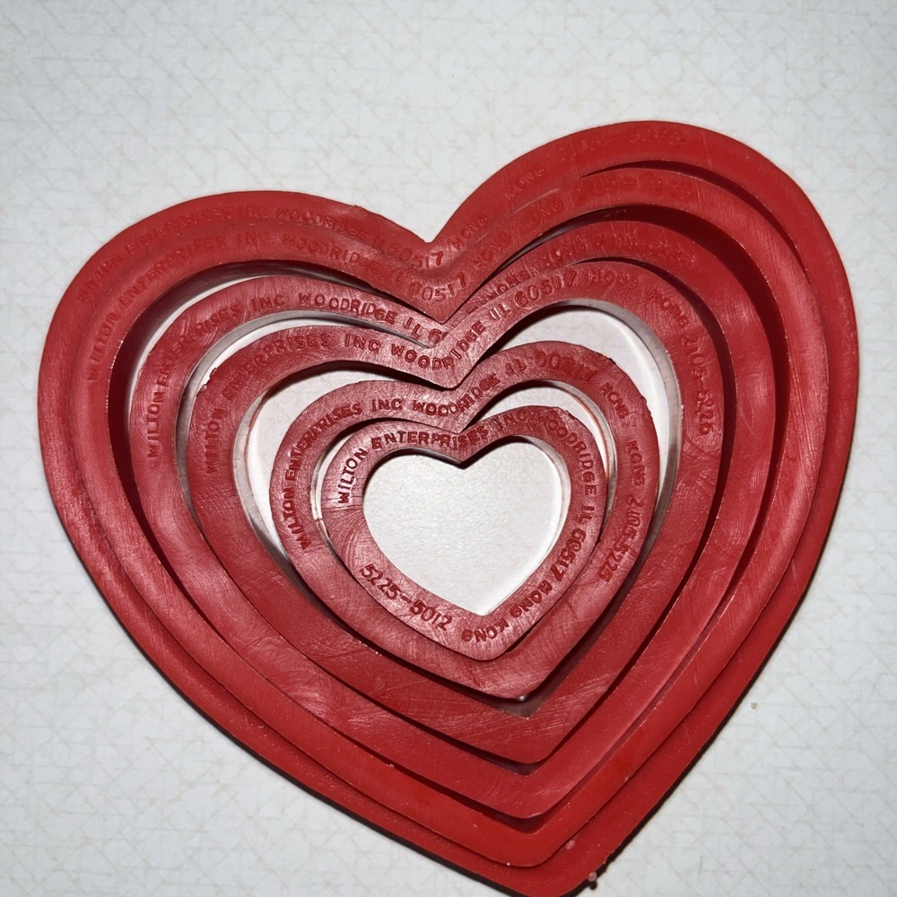 Wilton Enterprises 6Pc Heart Cookie Cutter