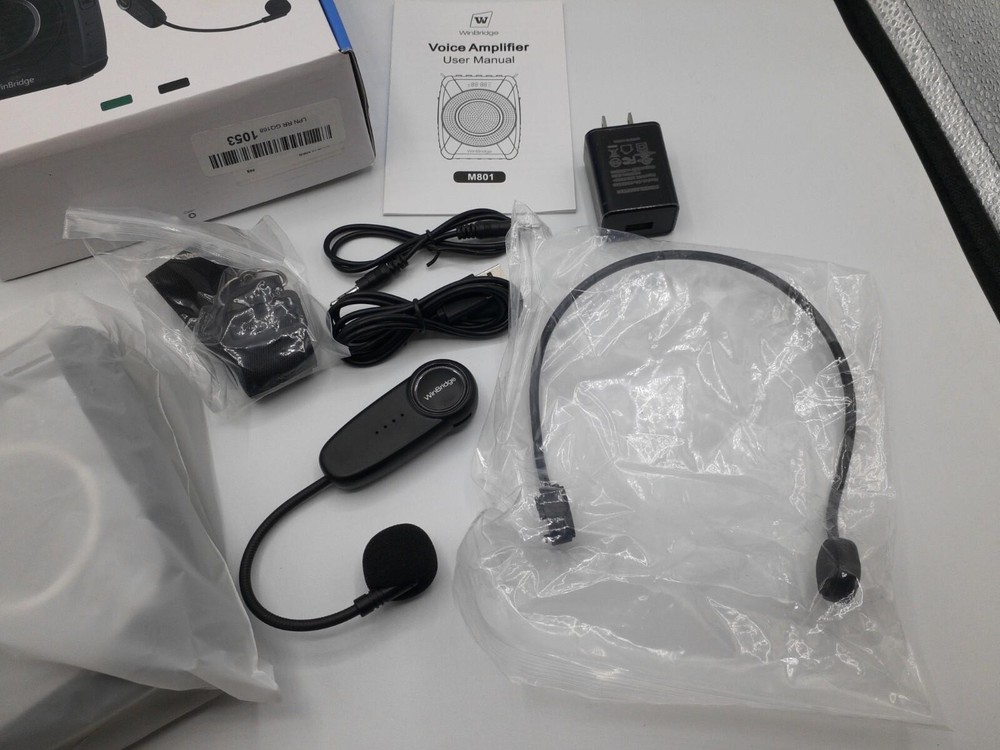 WinBridge M801 Bluetooth Voice Amplifier, Wireless Microphone, Green