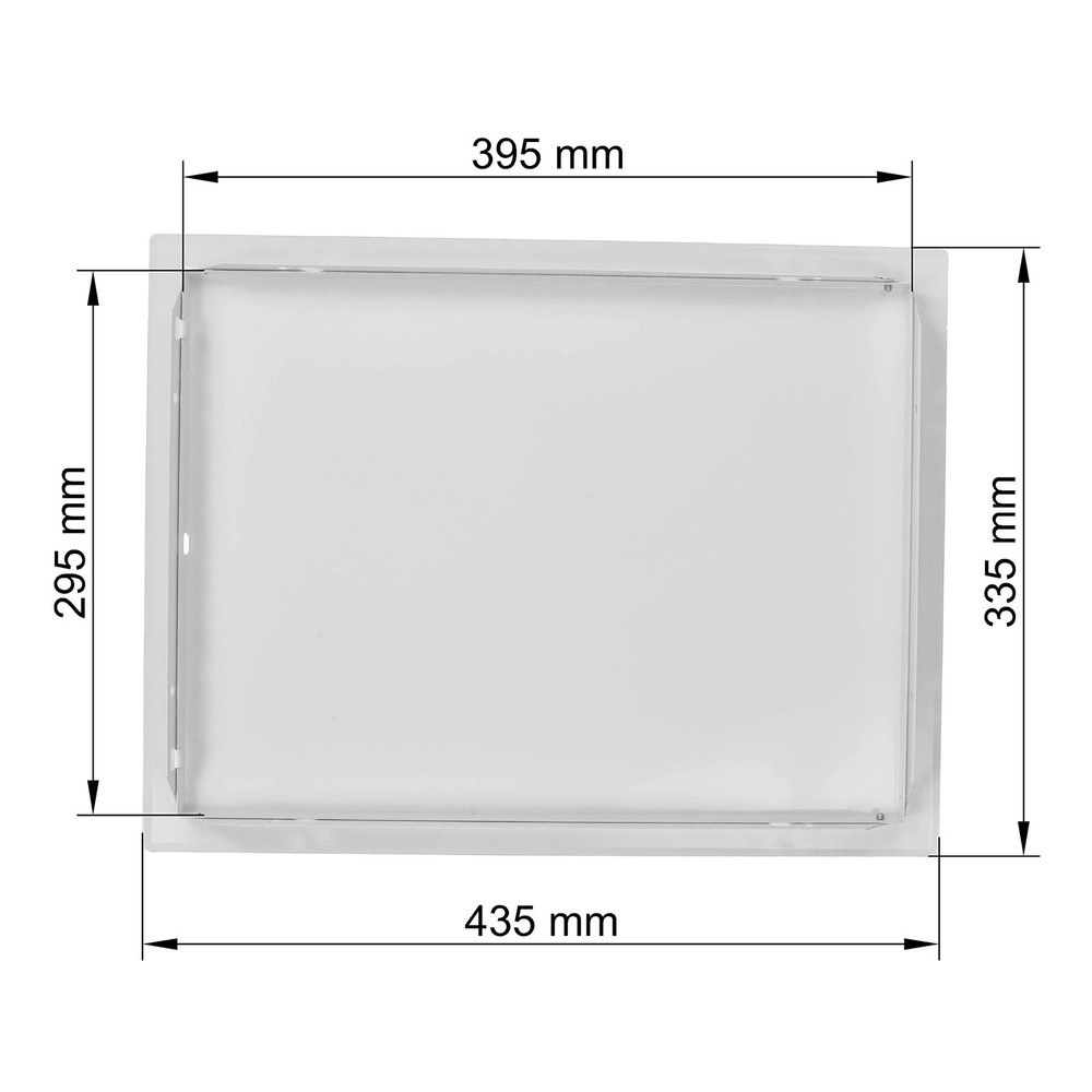 16'' x 12'' Inch White Metal Access Panel - Easy Access Doors - Access Panel ...