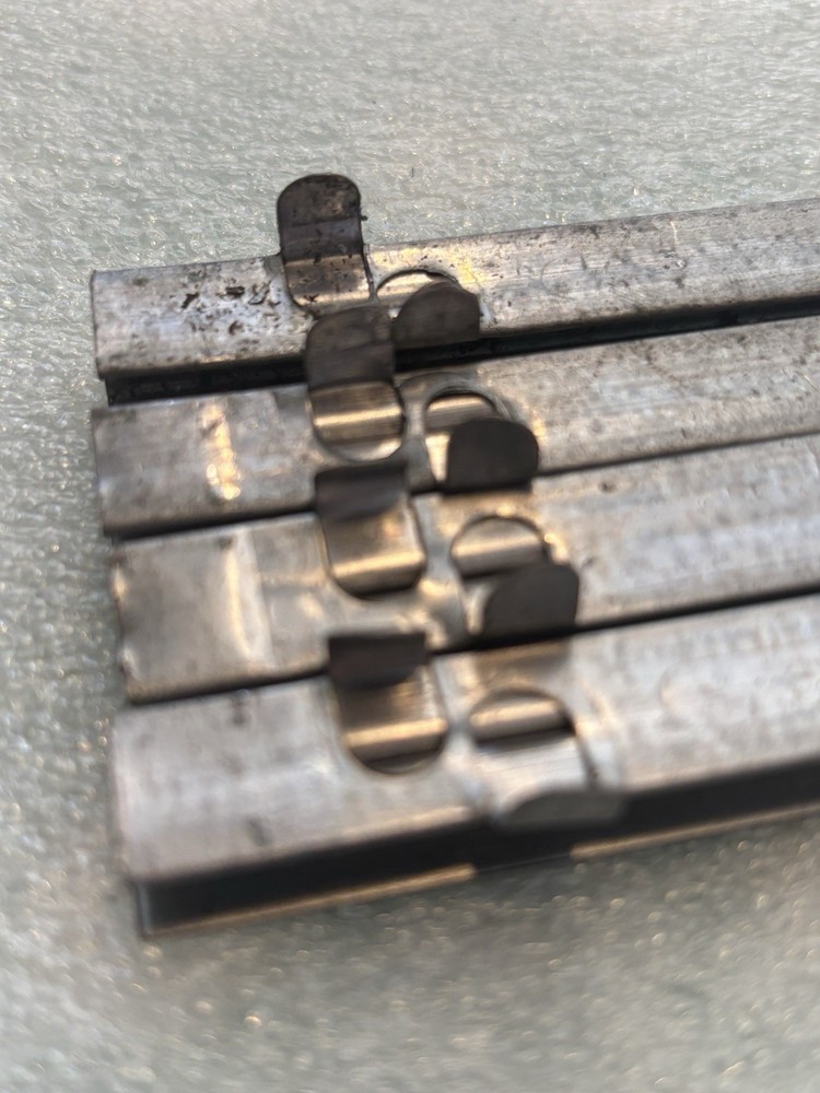 Set (4) Coleman 252A Lantern Quad Glass Channels