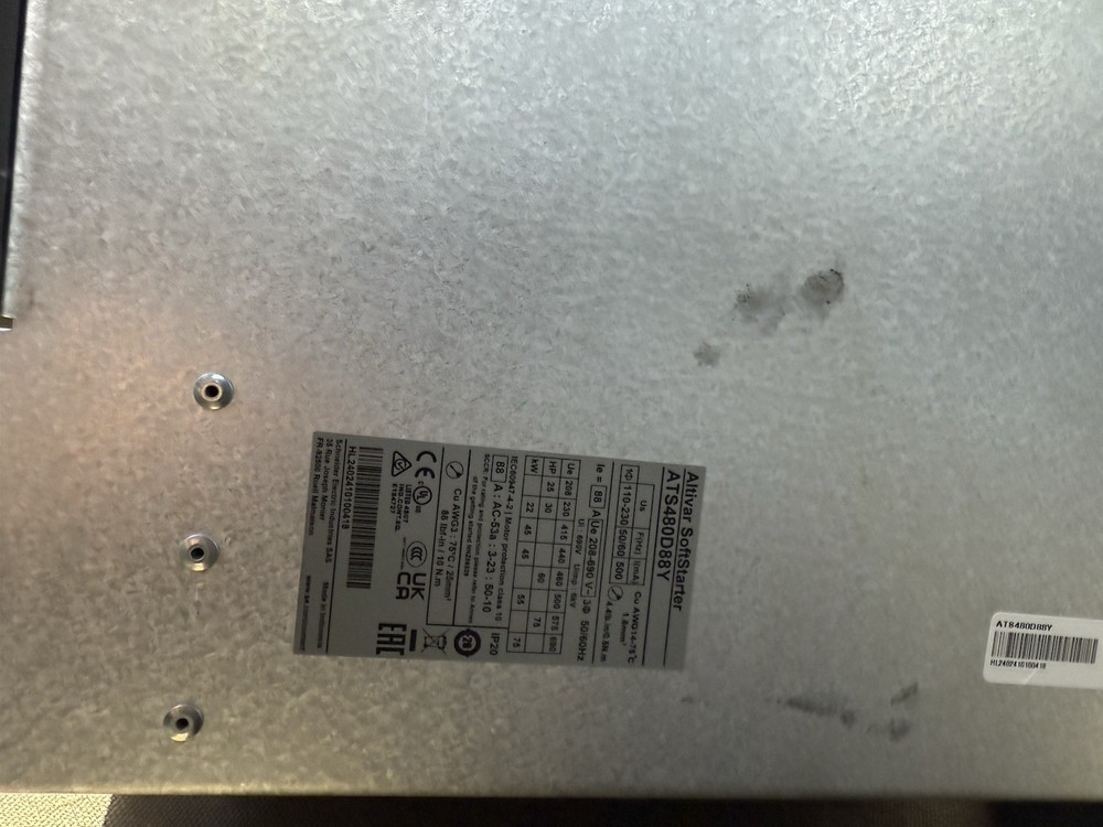 60 HP Schneider Electric Soft Starter 3 Phase