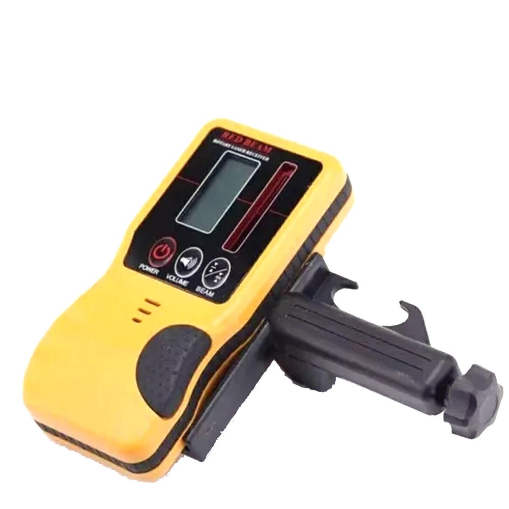 Universal Red Beam Rotary Laser Receiver Dual Display Detecto