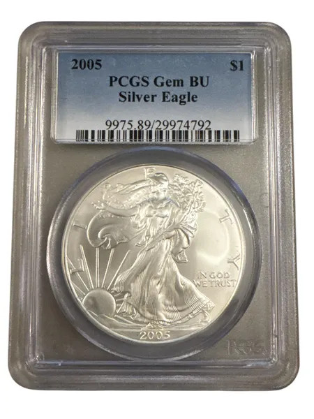 2005 $1 Silver Eagle Genuine (89 - Brilliant Uncirculated)