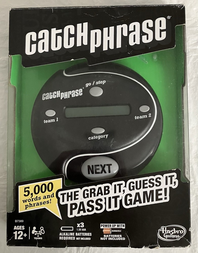 Catch Phrase Electronic Game UNUSED Hasbro 2016 Words Party