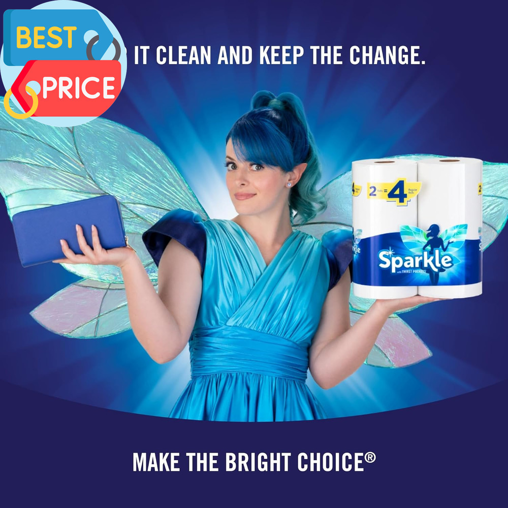 Pick-A-Size Paper Towels, Spirited Prints, 6 Double Rolls = 12 Regular Rolls, Ev