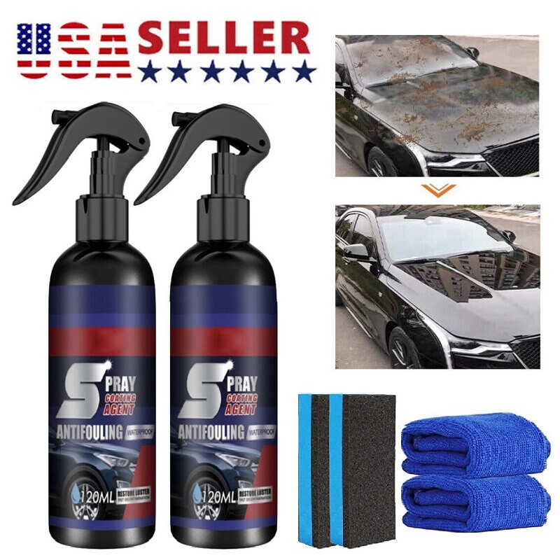 2× Multi-functional Coating Renewal Agent Auto Coating Agent Quick Coating Spray