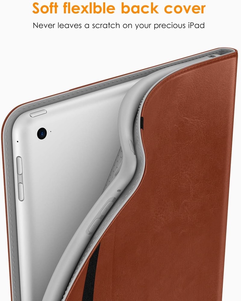 Case for iPad mini 4, Premium Leather Folio Stand Cover with Multi-Angle Viewing