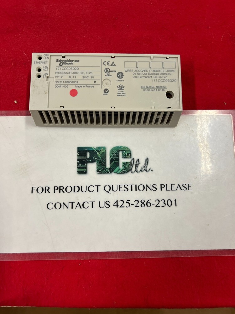 171CCC96020 Used Modicon Ethernet CPU 171-CCC-960-20