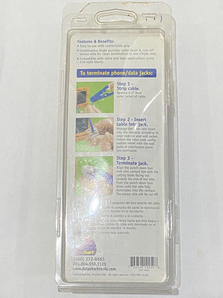 DataShark 110 Punchdown Tool 70034 SEALED New