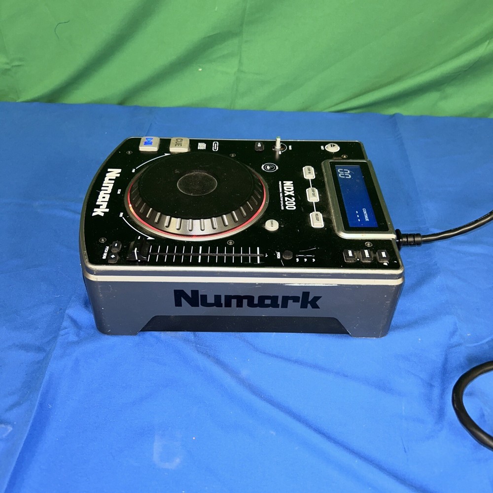 Numark DJ NDX200 Professional Tabletop CD Player Mix Loop AS-IS