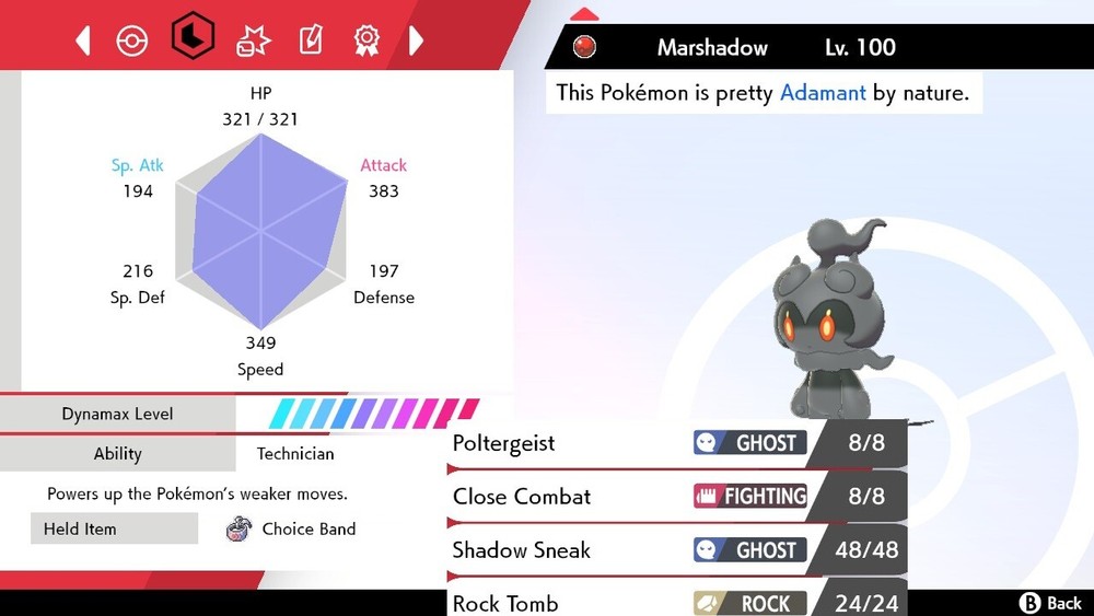 Pokemon Sword and Shield 6iv Marshadow - FAST DELIVERY!
