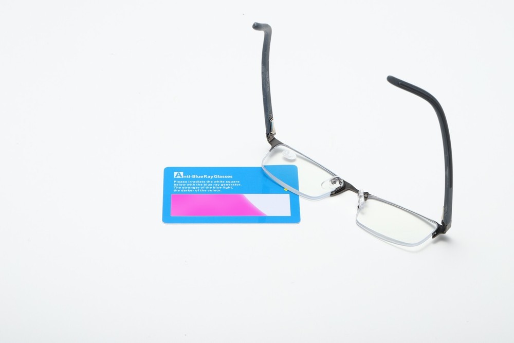 5 PK Men Reading Glasses Half Frame Spring Hinge Reader Glasses Anti Blue Light