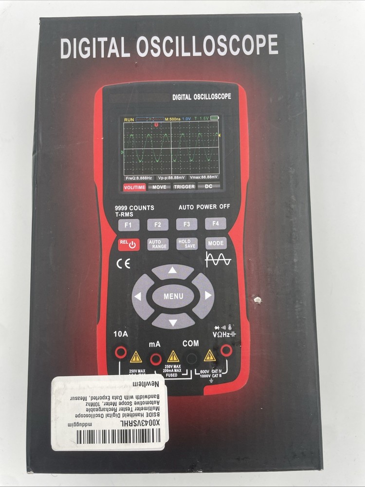 Digital Oscilloscope Handheld Multimeter 9999 Counts TRMS Portable 🇨🇦