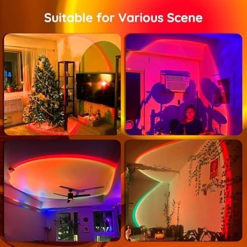 Sunset Lamp Projector with APP Control – Multicolor LED