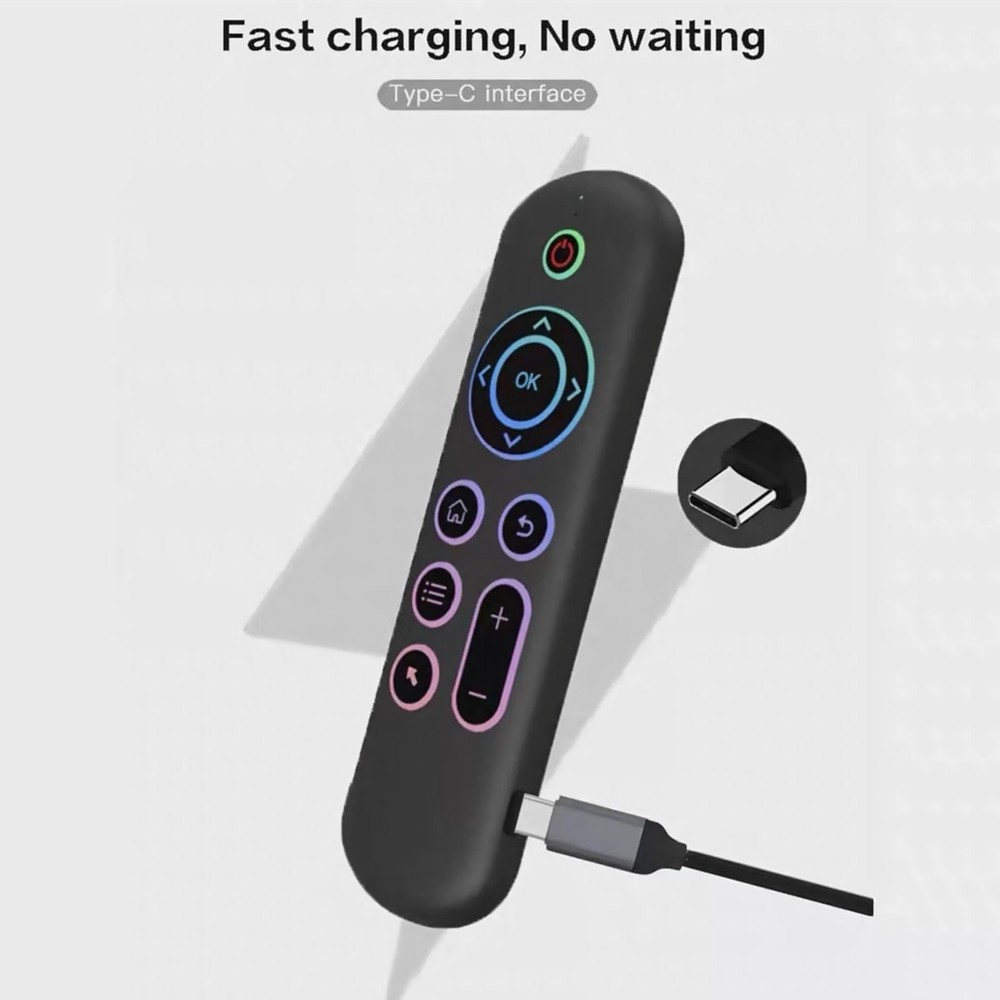 For PC Windows Mini Computer Bluetooth Air Mouse Remote Control with Pointer