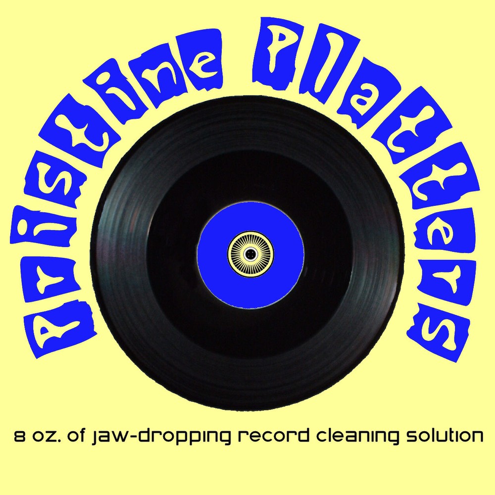 PRISTINE PLATTERS - RECORD CLEANING SOLUTION & CLOTH- Vinyl LP cleaning kit 8oz