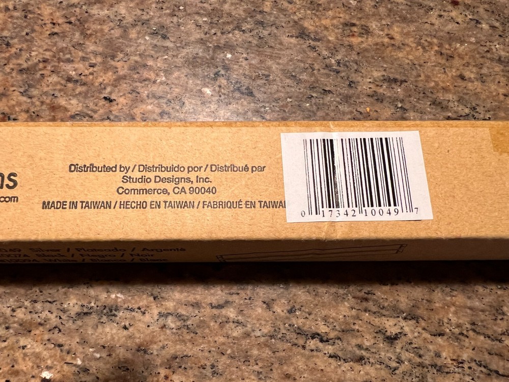 NEW: Studio Designs Light Pad Support Bars Silver #10049