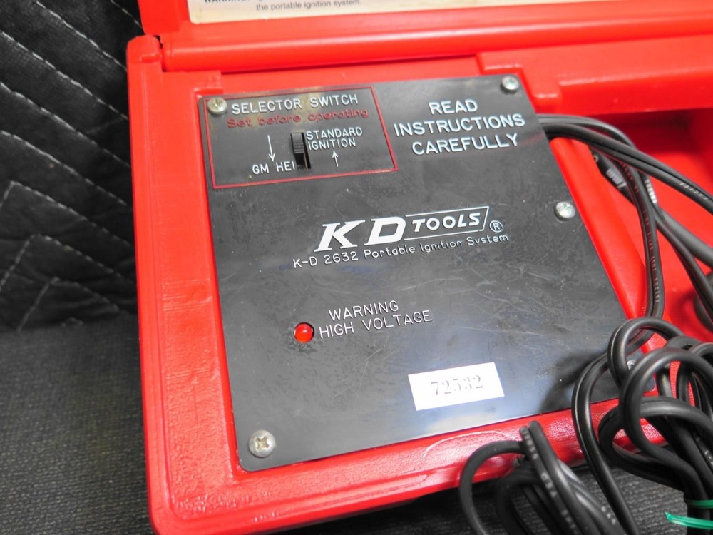 KD Tools 2632 Portable Ignition System Bypass for Breakdowns K-D Red Case NICE!