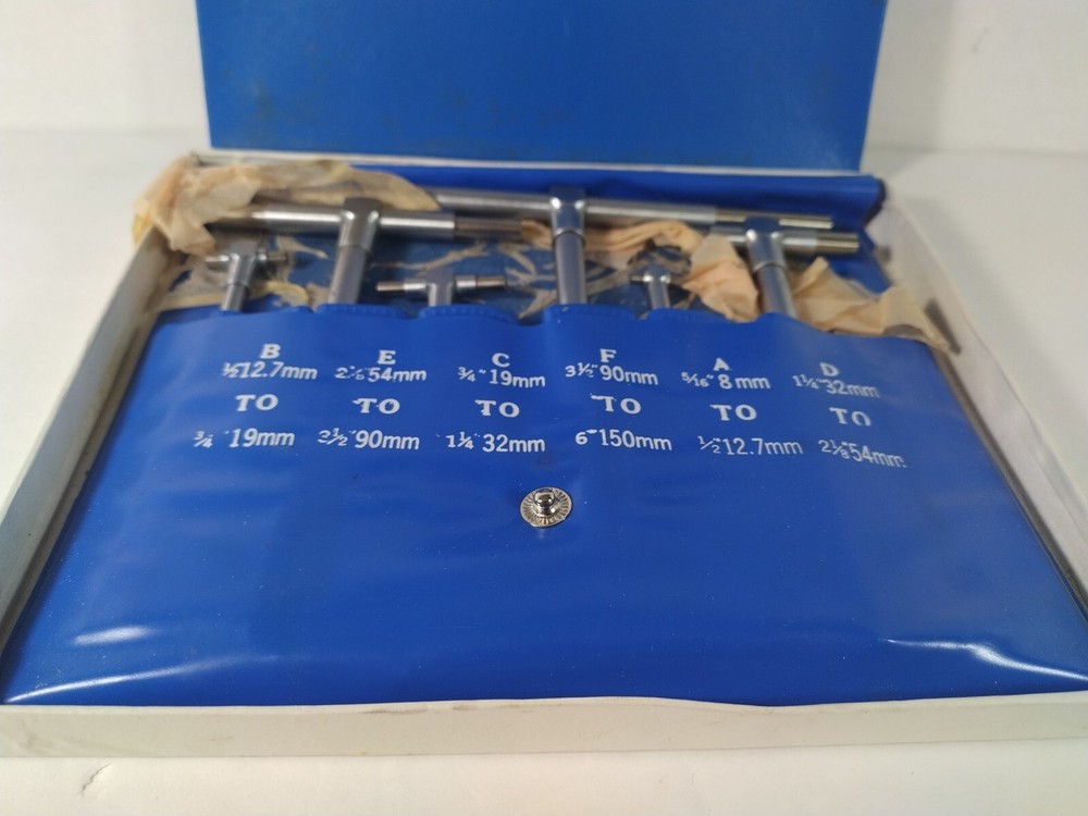 Telescoping Gages 6 Piece Set Vintage China
